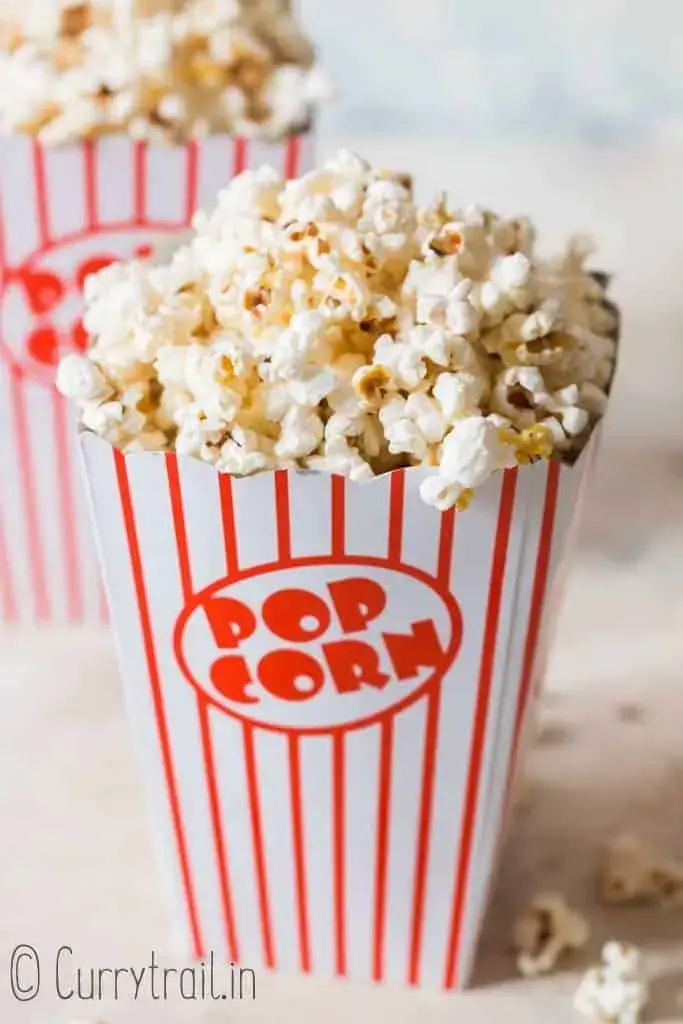Fresh popcorn at the event